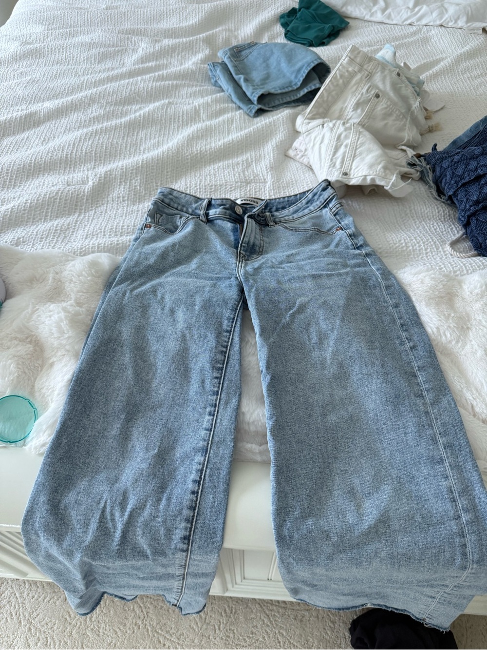 Vigoss Light Blue Wide Leg Women’s Jeans